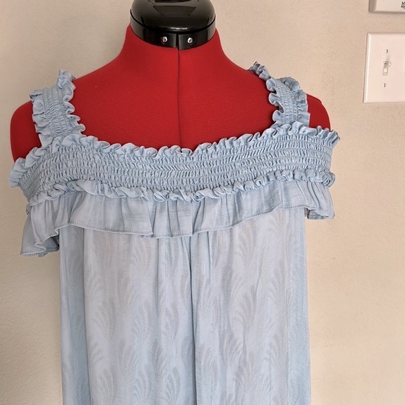 Anthropologie Fin Open Shoulder Too Size Medium - Picture 7 of 11